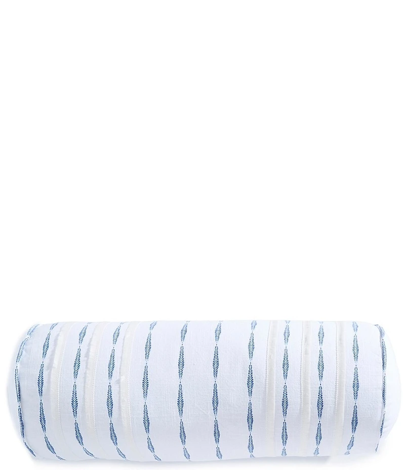 Southern Living Grace Leaf Print Bolster Pillow
