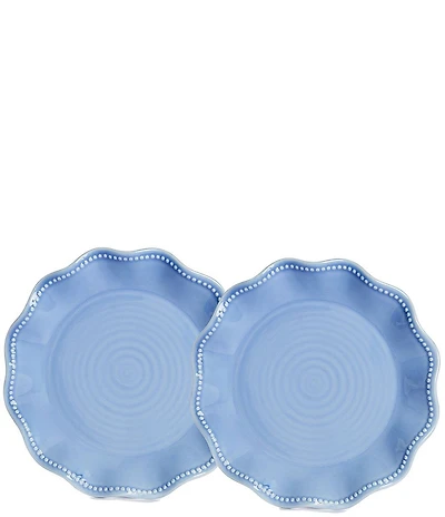 Southern Living Gracie Collection Scalloped Salad Plates, Set of 2