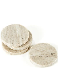 Southern Living Marble Round Coasters, Set of 4