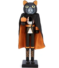 Southern Living Halloween Collection 14.5-inch Black Cat Vampire Nutcracker