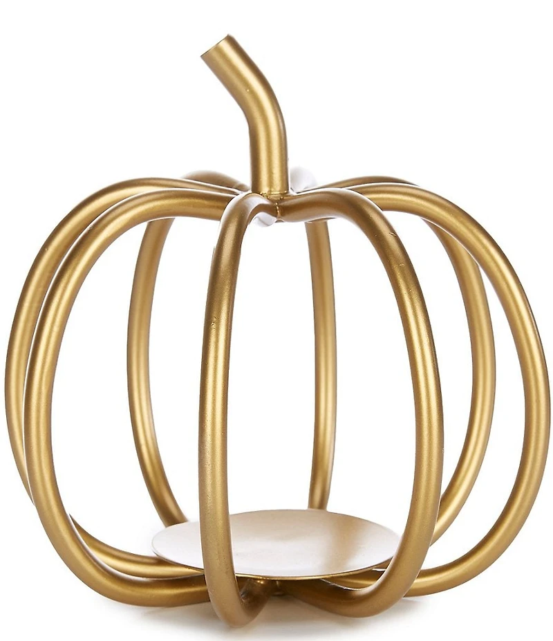 Southern Living Harvest Collection Pumpkin Pillar Candleholder