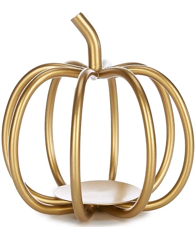 Southern Living Halloween Collection Pumpkin Pillar Candleholder