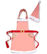 Southern Living Holiday Adult Santa Apron & Hat Set