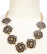Southern Living Interlock Knot Collar Necklace