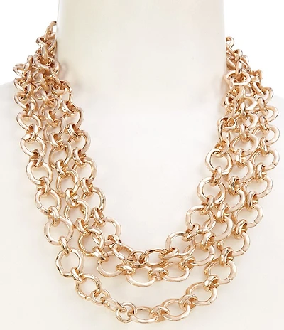 Southern Living Link Multi Strand Necklace