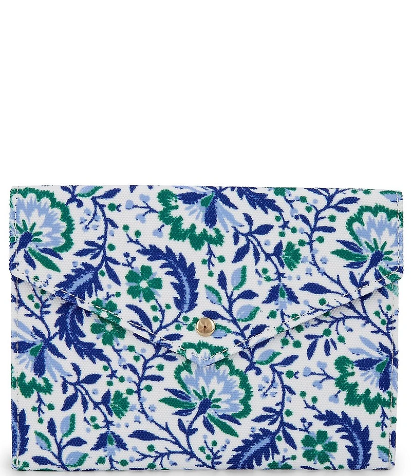Southern Living Mahjong Floral & Leaf Card Case