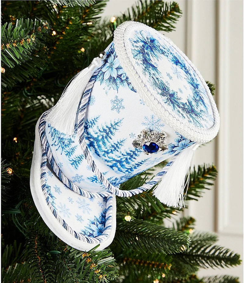 Southern Living Meet Me Under The Mistletoe Collection Toile Print Nutcracker Hat Pick