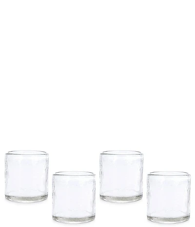 Southern Living Mesa Clear Double Old-Fashion Glasses, Set of 4