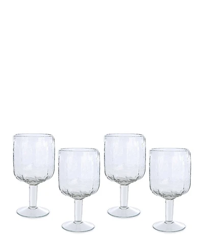 Southern Living Mesa Clear Goblets, Set of 4