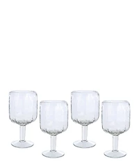 Southern Living Mesa Clear Goblets, Set of 4