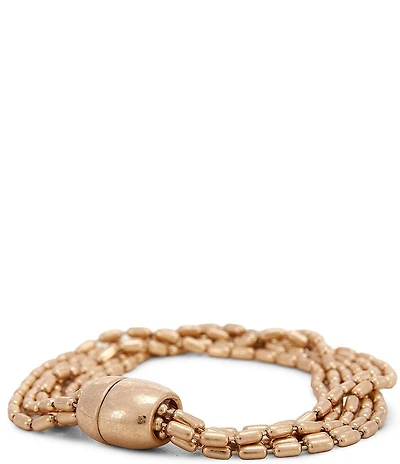 Southern Living Oval Bead Chain Multi Strand Line Bracelet