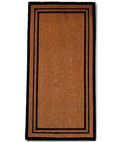 Southern Living Oversized Black Border Coir Door Mat