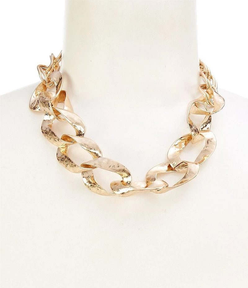 Southern Living Oversized Link Collar Necklace