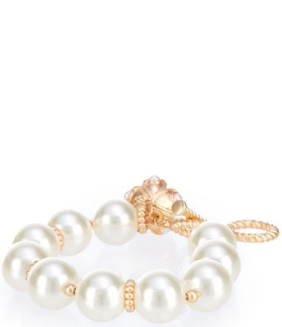 Southern Living Pearl & Beaded Ccb Line Bracelet