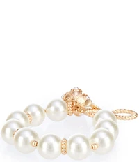 Southern Living Pearl & Beaded Ccb Line Bracelet