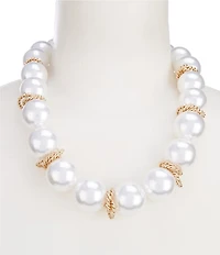 Southern Living Pearl Collar Statement Necklace