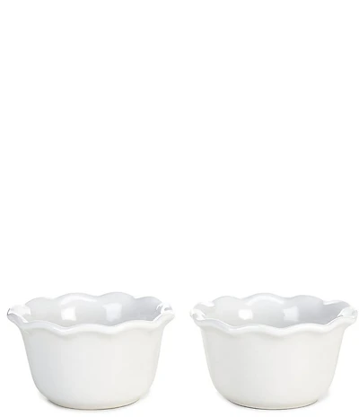 Southern Living Ruffle Ramekins, Set of 2