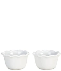 Southern Living Ruffle Ramekins, Set of 2