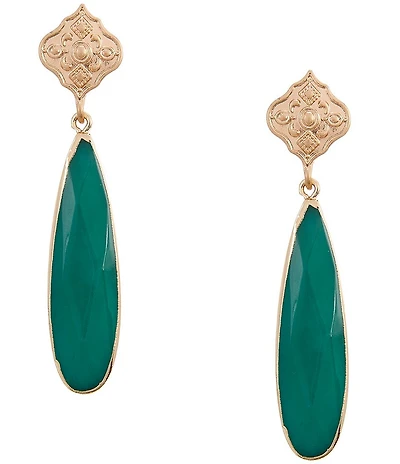 Southern Living Semi Precious Stone Drop Earrings