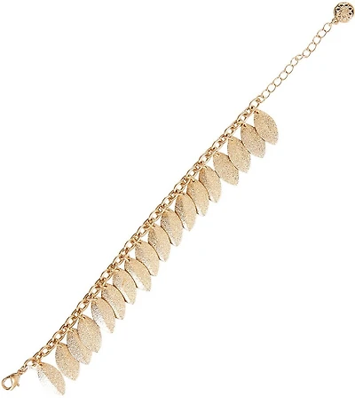 Southern Living Shakey Leaf Line Bracelet