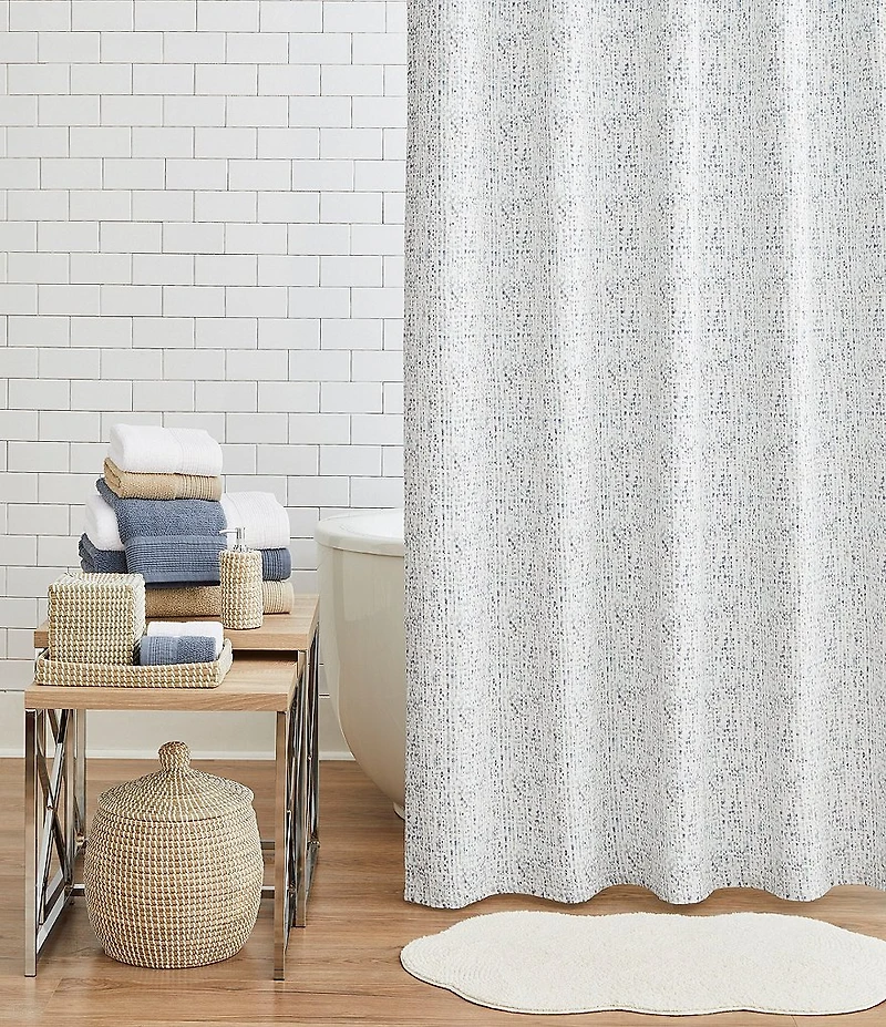 Southern Living Simplicity Collection Reece Shower Curtain