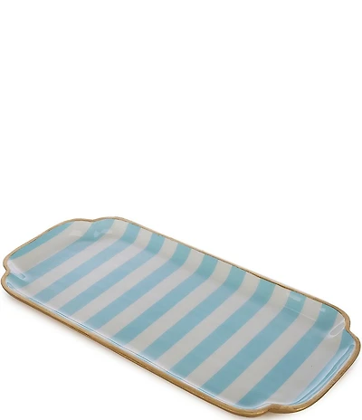 Southern Living Spring Collection Stripe Decorative Tray