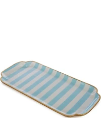 Southern Living Spring Collection Stripe Decorative Tray