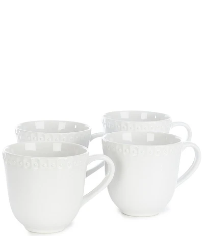 Southern Living Stoneware Alexa Mugs, Set of 4