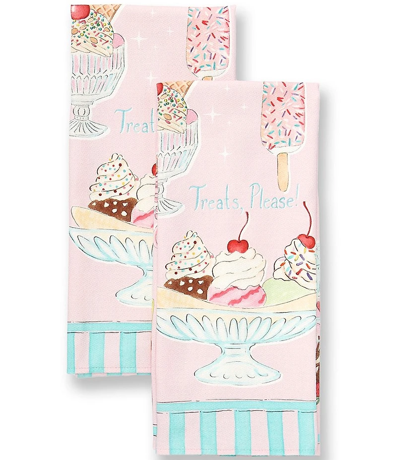 Southern Living Sweet Treat Collection Kitchen Towels, Set of 2
