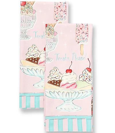 Southern Living Sweet Treat Collection Kitchen Towels, Set of 2