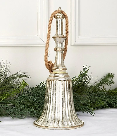 Southern Living Twelve Days of Christmas Collection Fluted Metal Bell Decor
