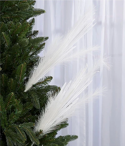 Southern Living Twelve Days of Christmas Collection White Feather Spray Pick, Set of 2