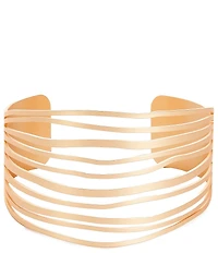 Southern Living Wavy Open Wire Cuff Bracelet