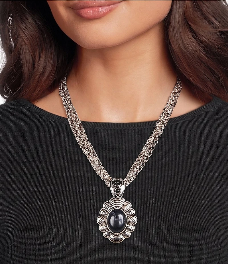 Southern Living Western Short Multi Strand Pendant Necklace
