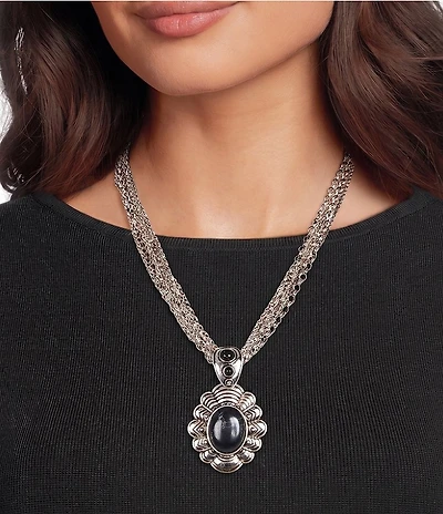 Southern Living Western Short Multi Strand Pendant Necklace