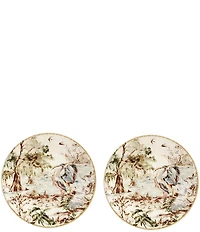 Southern Living Wetlands Collection Herring Accent Plates, Set of 2