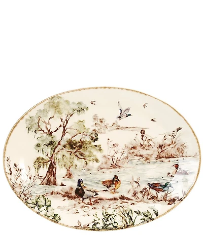 Southern Living Wetlands Collection Oval Platter