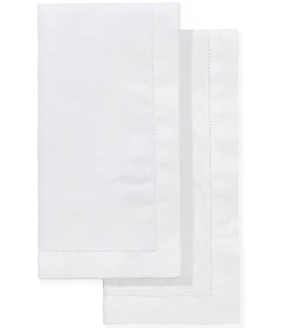 Southern Living White Hemstitched Napkins, Set of 2