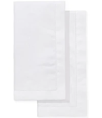 Southern Living White Hemstitched Napkins, Set of 2