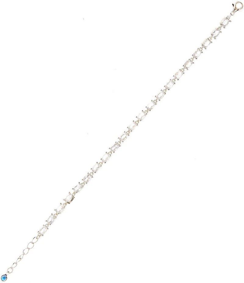 Southern Living x Borrowed & Blue Cubic Zirconia Oval Stone Line Bracelet