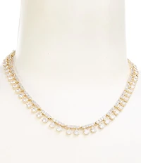 Southern Living x Borrowed & Blue Cubic Zirconia Stone Collar Necklace