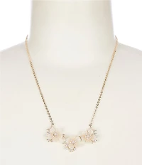 Southern Living x Borrowed & Blue Delicate Flowers Short Pendant Necklace