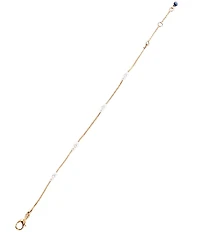 Southern Living x Borrowed & Blue Delicate Line Bracelet with Pearl Clusters