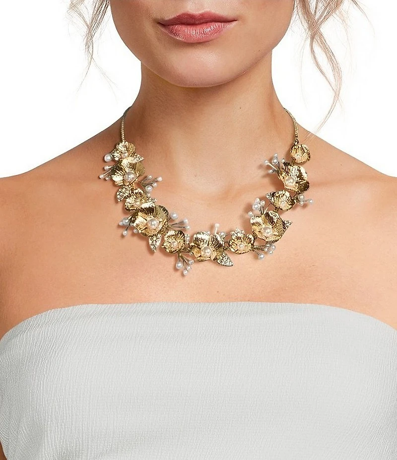 Southern Living x Borrowed & Blue Flower Statement Necklace