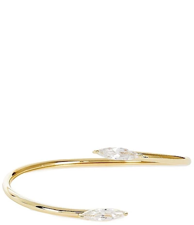 Southern Living x Borrowed & Blue Open Cuff Bracelet with Cubic Zirconia Stones