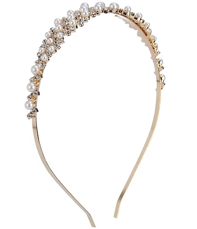 Southern Living x Borrowed & Blue Pearl and Stone Headband