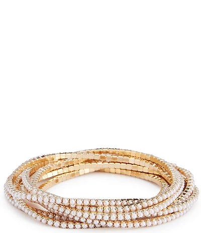 Southern Living x Borrowed & Blue Pearl Stretch Bracelet Set