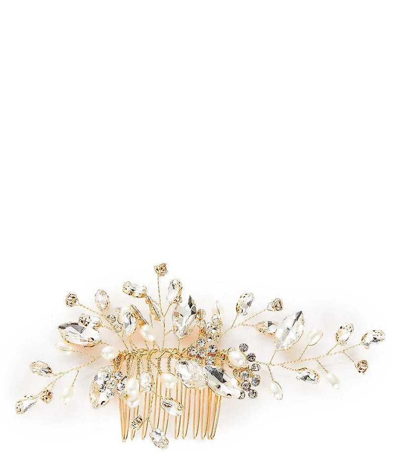 Southern Living x Borrowed & Blue Stone and Pearl Cluster Hair Comb