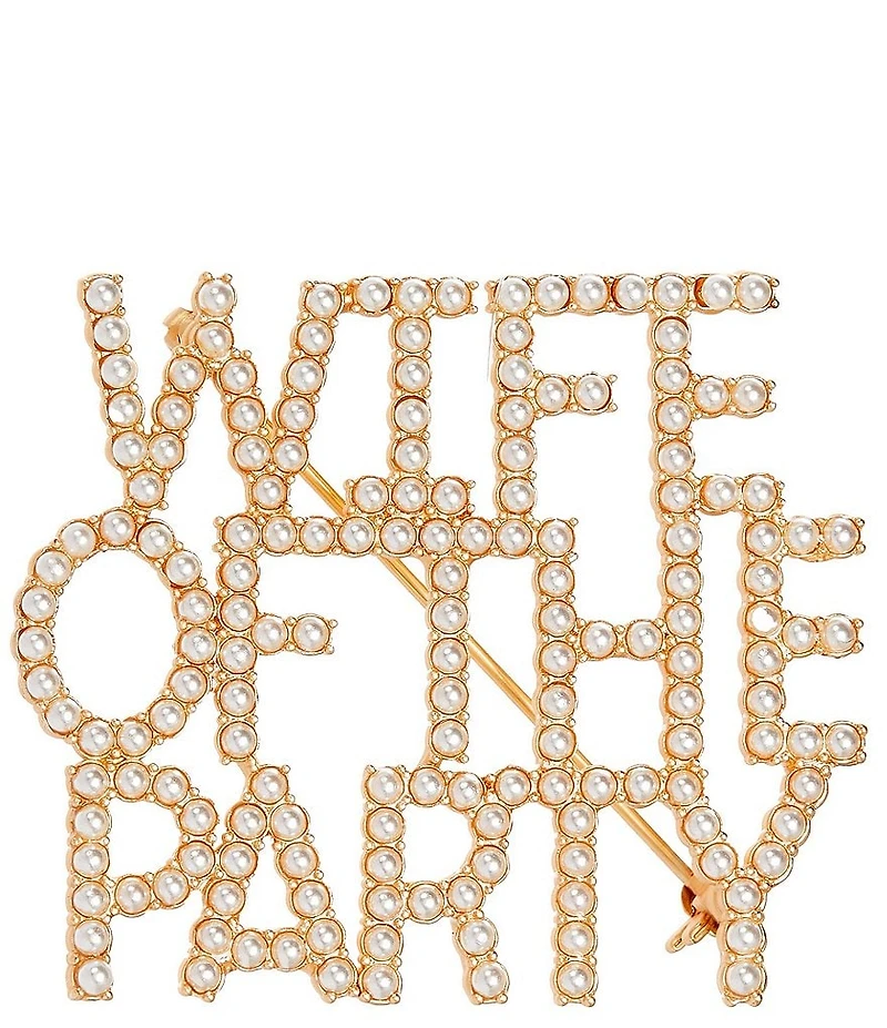 Southern Living x Borrowed & Blue Wife Of The Party Pearl Pave Pin