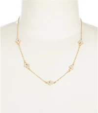 Southern Living x Borrowed & Blue Pear Cluster Delicate Chain Necklace
